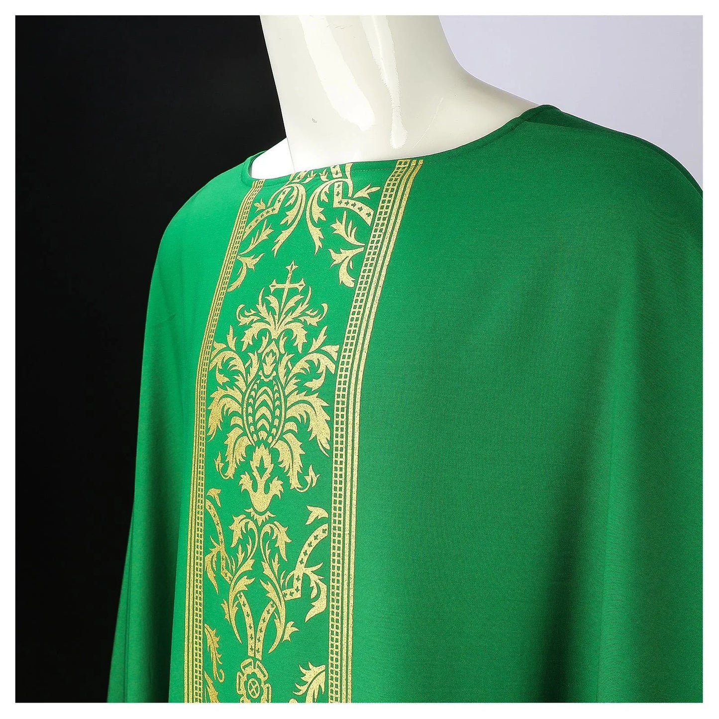 Halloween Priest Religious Robe Cosplay Costume Costume Robe Chasuble Priest Vintage Baggy Robe Gown Cape Party Outfit for Adult