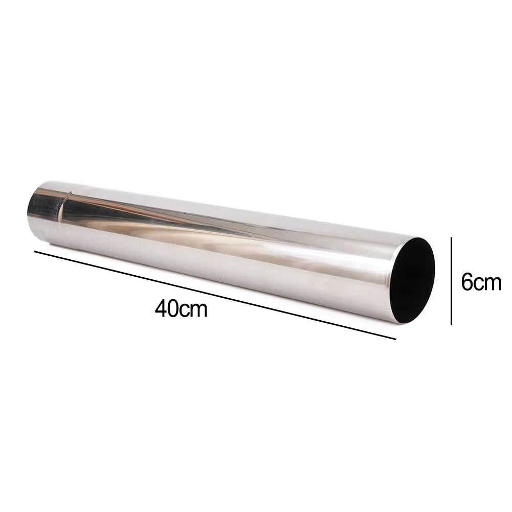 Stainless Steel Chimney Straight Exhaust Pipe Portable Chimney Pipe Hot Tent Stove Outdoor Woodstove Accessories Winter Heater