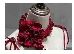 Original Burgundy Fish Bone Flower Wedding Dress Lolita Girl Women's Fairy Lace Bow Slim Maxi Long Party Birthday Dresses