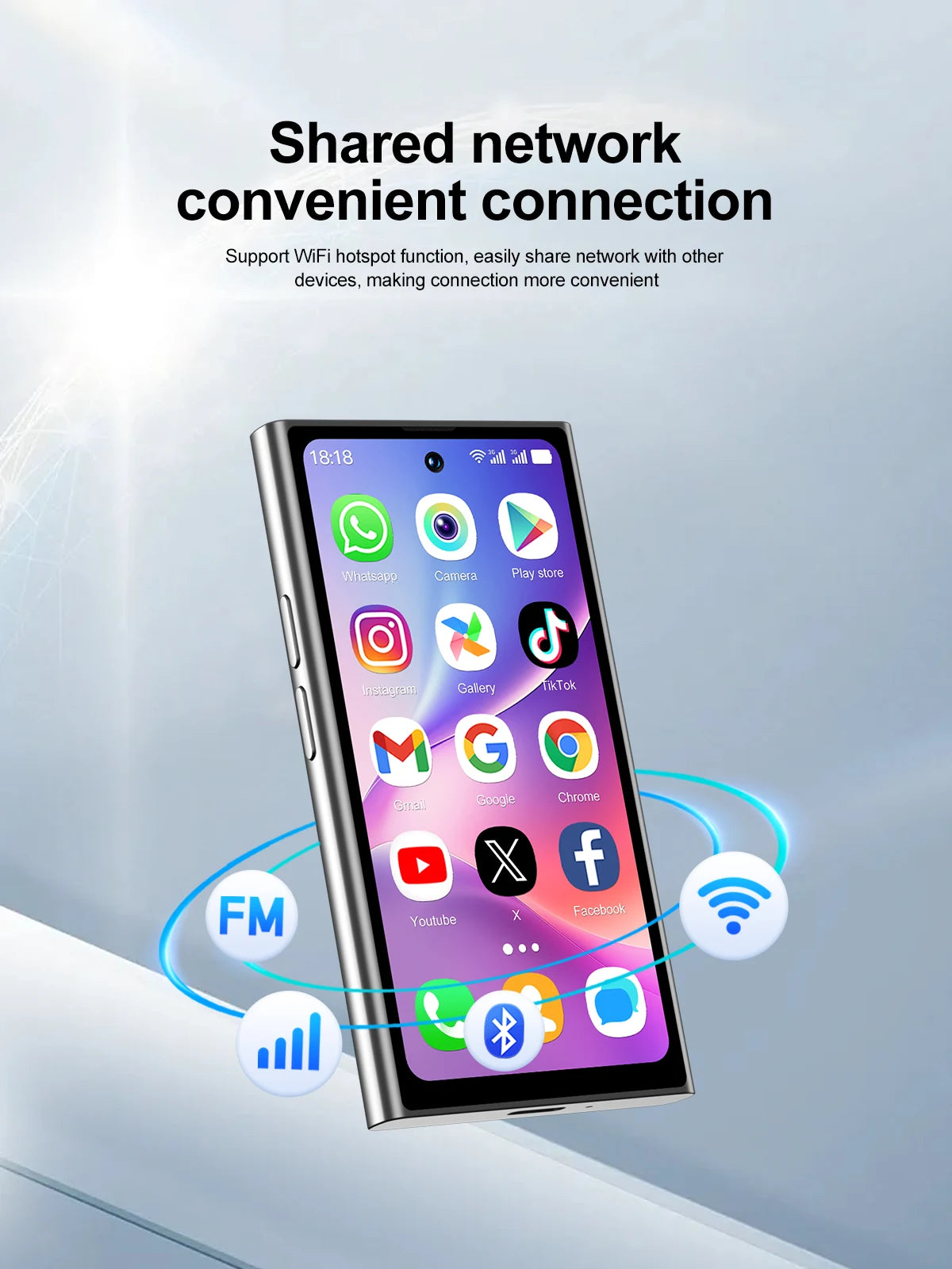 SERVO S27 Mini Android OS Cute Smartphone 4G LTE 3GB+64GB Play Store GPS WiFi Face ID 4.0"  Small Smart Phones Dual SIM Standby
