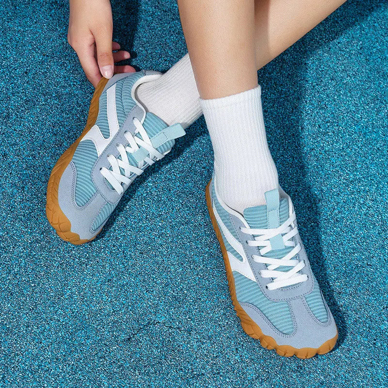 New Wide-toe Men's Shoes Casual Soft Sole Wide-Toe Shoes Walking Sneakers Breathable Mesh Comfortable Barefoot Shoes Big Size 48