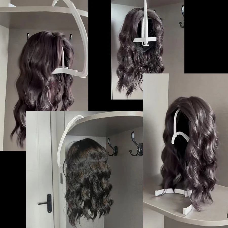 Detachable Dual Purpose Wig Stand - Hanging Or Erected Option Wig Display Holder That Maintains Shape Ideal for Wigs