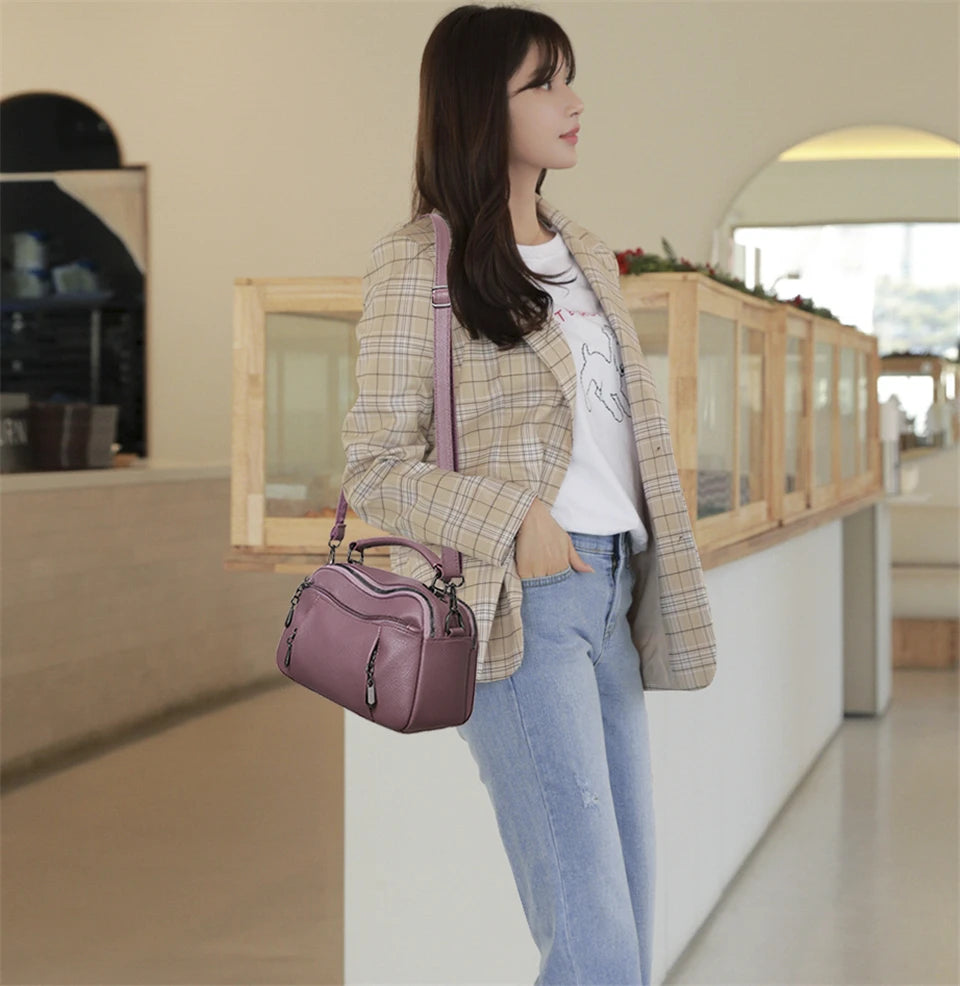 Luxury Women Handbags Designer Brand Leather Shoulder Bag Female Fashion Crossbody Bags for Women Clutch Purse Sac A Main