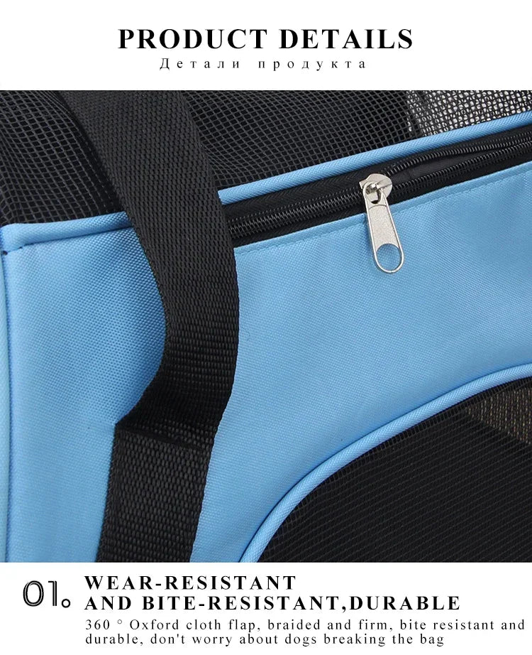 Outdoor Car Cat Travel Bag Portable Cat Carrier Dog Kitten Backpack Pet Handbag Breathable Mesh Cross Bag For Cat accessories