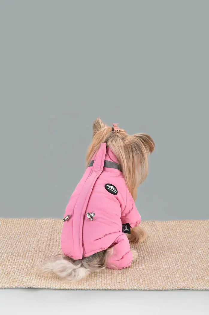 Dog Thick Warm Cotton Clothing Pet Outdoor Winter Small Medium Dog Padding Down Parkas Overalls Warm Puppy High Neck Jacket