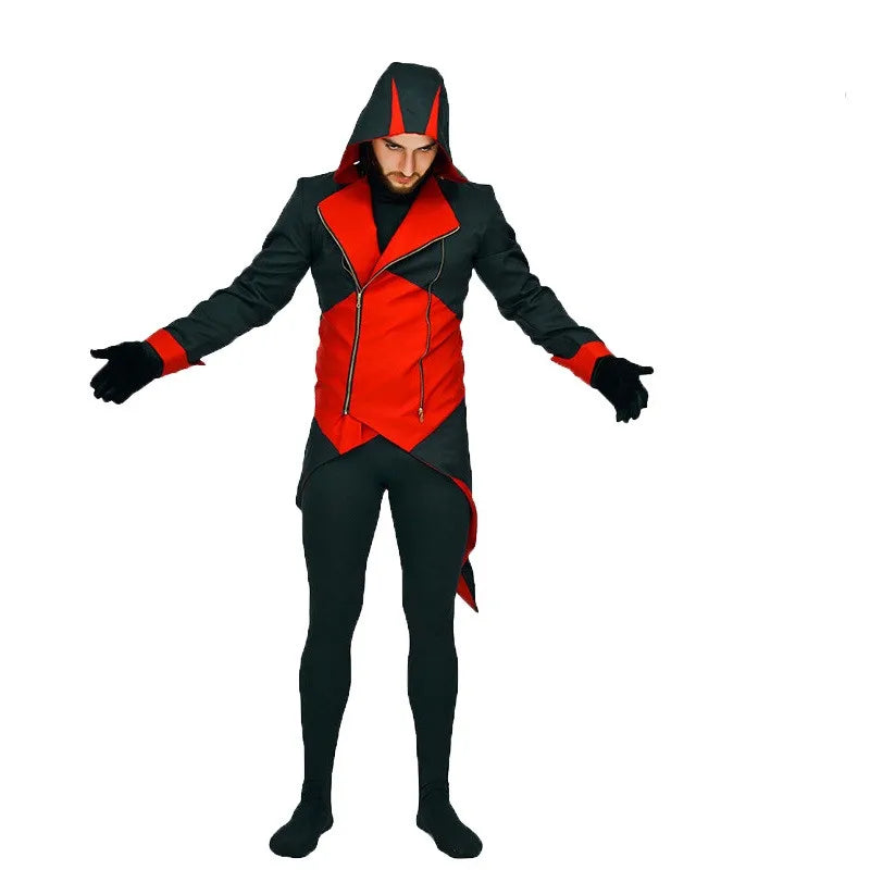 Halloween Steampunk Clothes Cosplay Movie&tv Costume Adult Men Dress Up Party Streetwear Hoodie Jacket Outwear Coats Hoodies