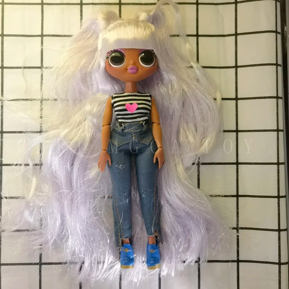 Original 24cm OMG multi-style big sister fashion dressup girl DIY holiday gift doll toy