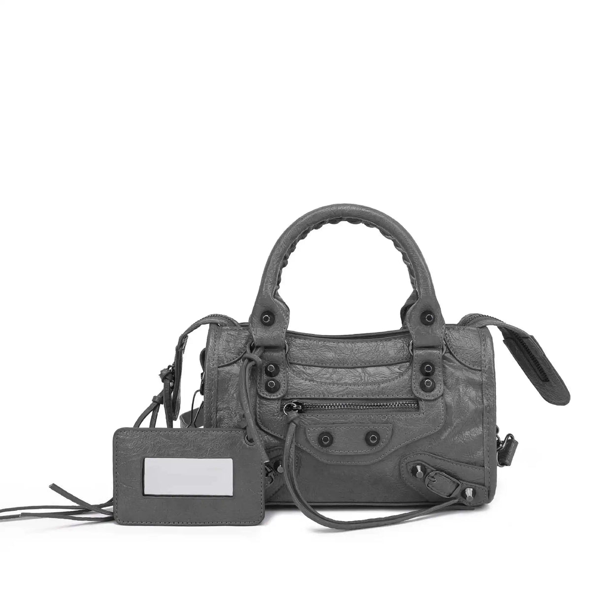 Luxury Designer City Motorcycle Shoulder Tote Bag for Women Large Capacity Autumn Winter Handbag Crossbody Stylish Women's Bag