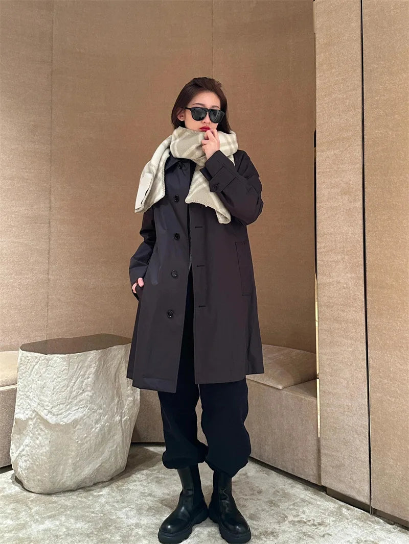 Scarf Shawl Double-Faced Plaid Wool Scarf Neck Warmer Soft Comfortable Fashion Long Scarf for Men and Women