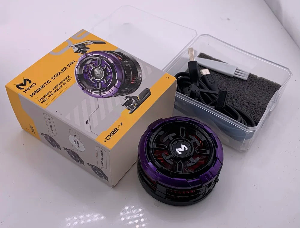MEMO CX08 CX16 High-Power Strong Cooling Semiconductor Mobile Phone Cooler Radiator with Magnetic Attachment & Clamp