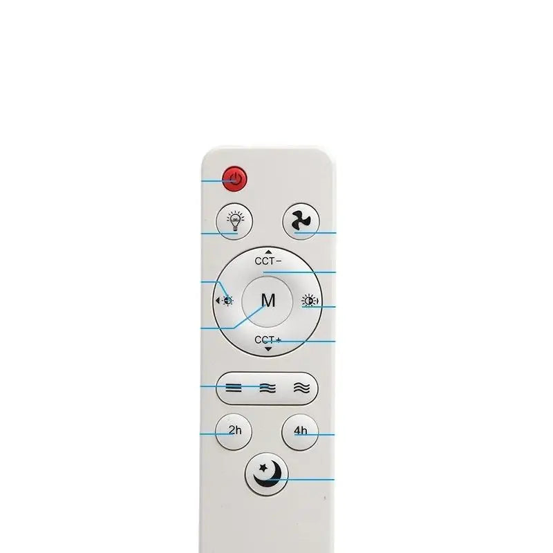 【GE】1Pcs Universal Basic Remote Controller For Living Room Ceiling Fans With Light And Sleep Mode, Speed Control DIY Accessories