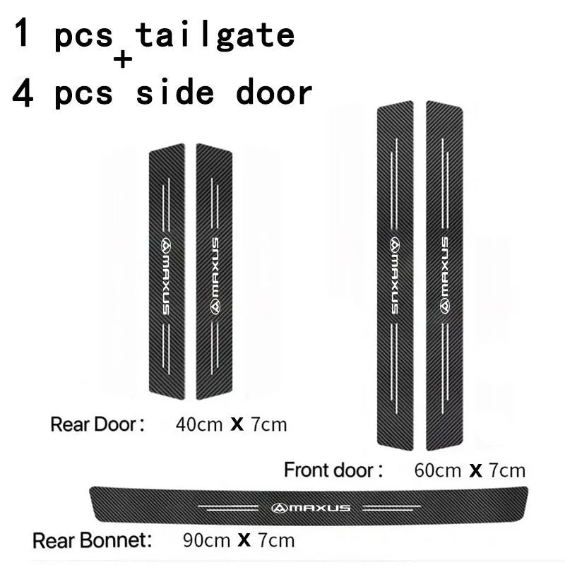Car doorsill Protective Sticker Tape For SAIC Maxus T60 T70 T90 Pickup D60 D90 D20 G50 G10 G20 T90 V80 T70 V90 Car Accessories