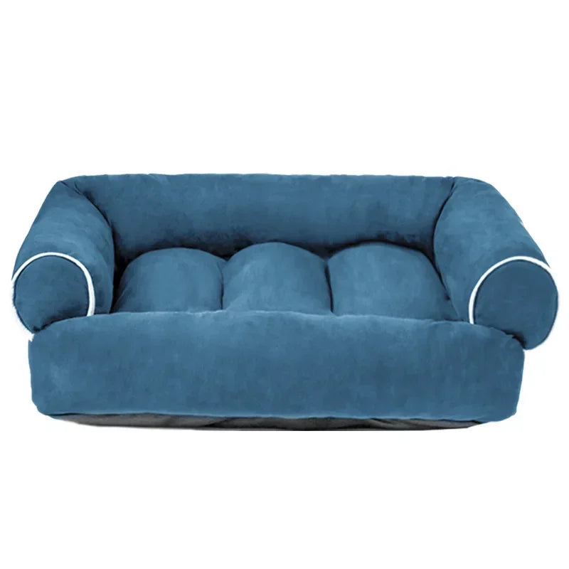 S/M/L/XL Pet Dog Bed Sofa Deep Sleep Dog House Square Thickened Warm Cat Mat Small Kennel Pet Product Breathable Blanket Winter