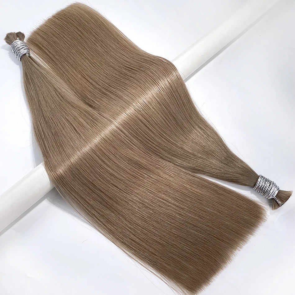 Human Hair Bulk No Weft Virgin Remy Hair Vietnamese Hair Straight Hair Bulk Real Natural Hair No Weft For Braiding Wholesale