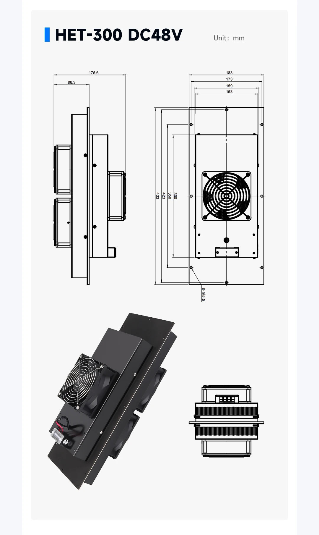 ENMG Industrial Cabinet Semiconductor Cooling System HET Kit 12V Peltier Cooling Module with Fan Heatsink & Electronic AC Green.