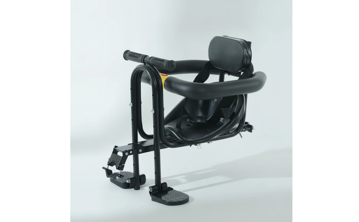 Child Bike Seat Front Mount Safe with Harness Guardrail Padded for Toddlers Kids Family Rides Outdoor Cycling Bike Accessories
