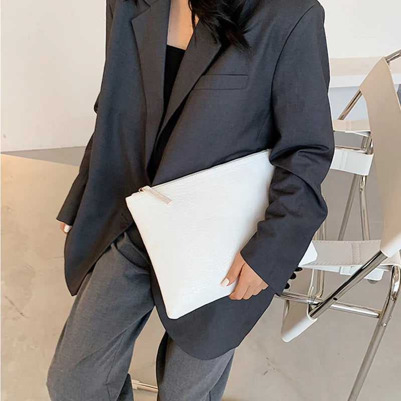 Fashion Luxury Handbags Women Bag PU Leather Clutch Ladies Evening Envelope Bag Female Day Clutches Purse Portable Wristlet Bag
