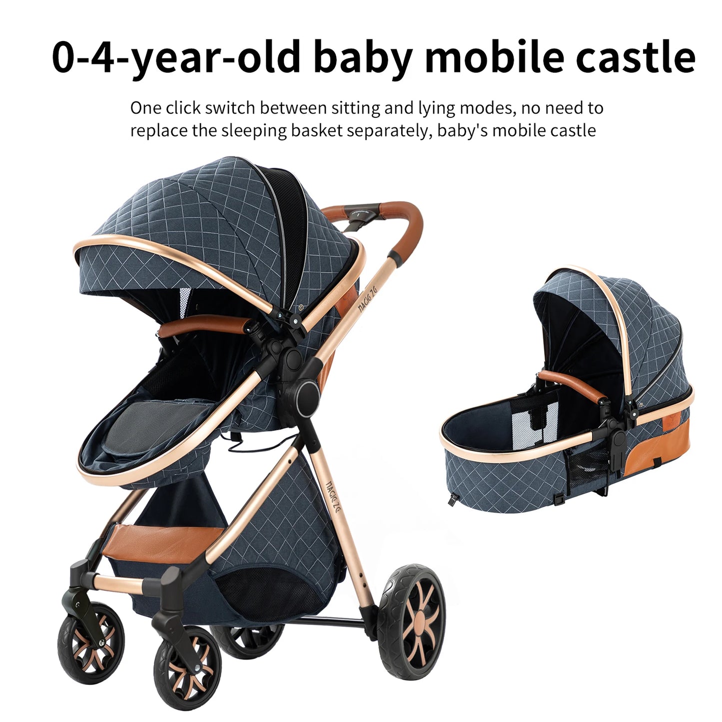 Baby Cars Stroller 3 in 1 Baby Stroller Baby Carriage lightweight baby strollers for baby travel system Baby car seat newborns