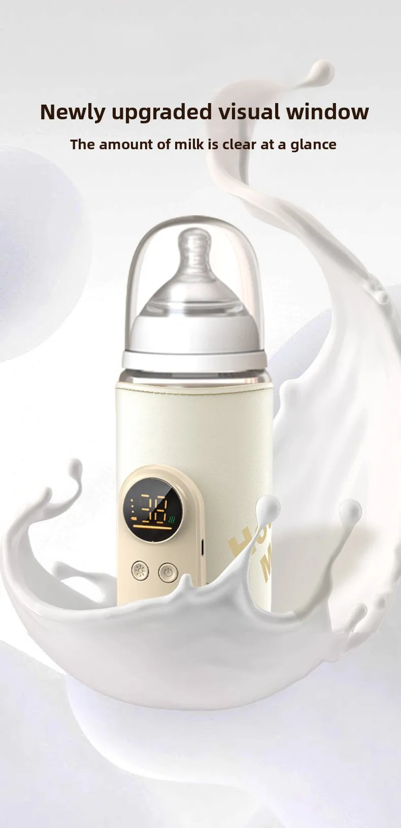 Baby Milk Warmer Baby Nursing Bottle Heater, Portable USB Bottle Warmer for Car, Outdoor Travel Accessories Outdoor Portable
