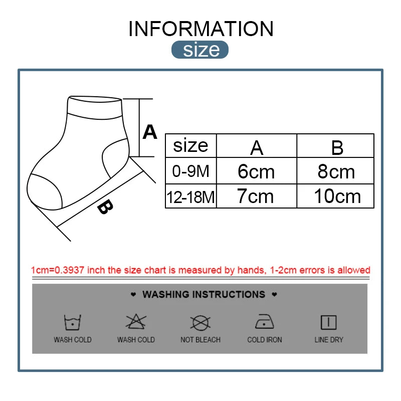 Kiddiezoom 5 Pairs Fashion Newborn Baby Boy Girl mid-calf Socks Cotton Soft Breathable Infant Accessories Four Seasons 0-12M