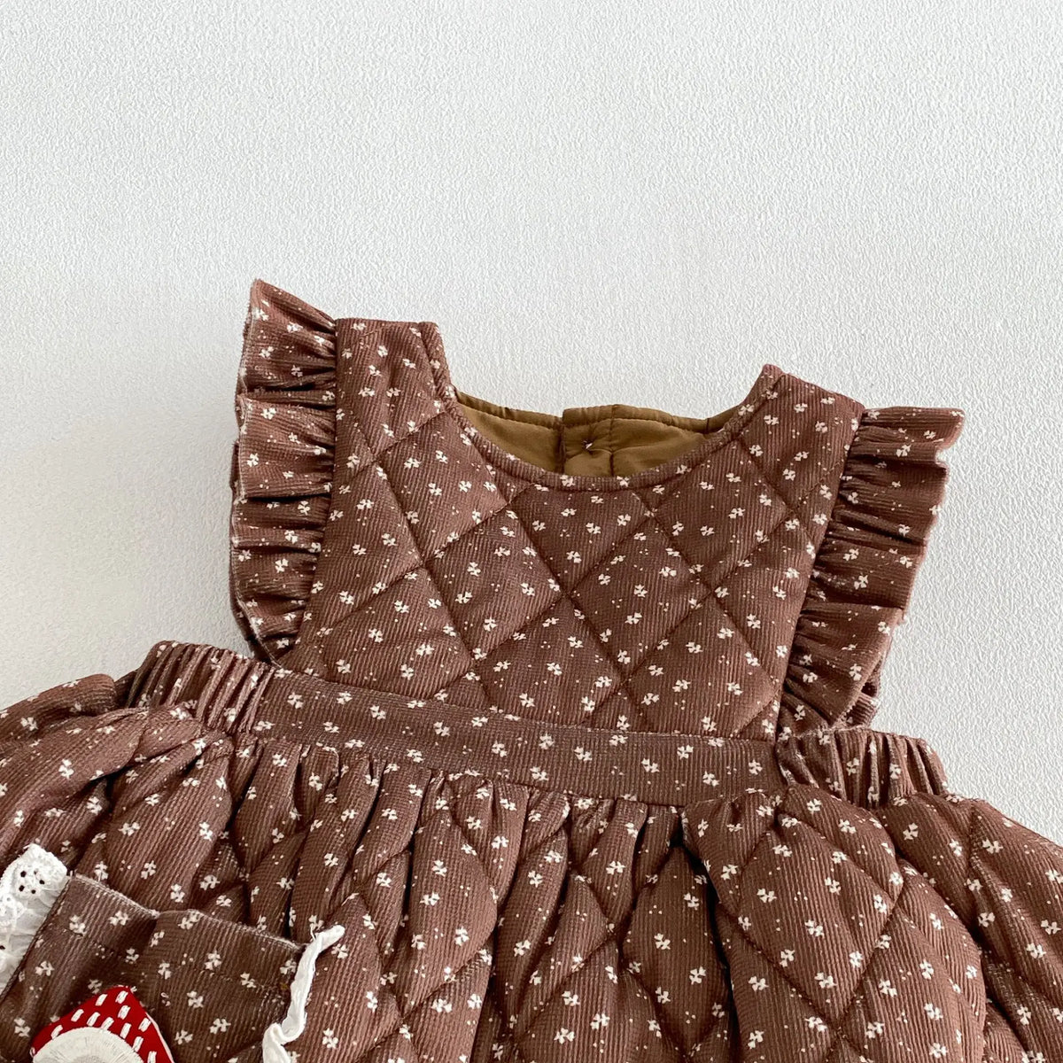 2026 New Winter Girls Embroidered Mushroom Fleece Jacket | Thick Warm Coat | Cute Outwear