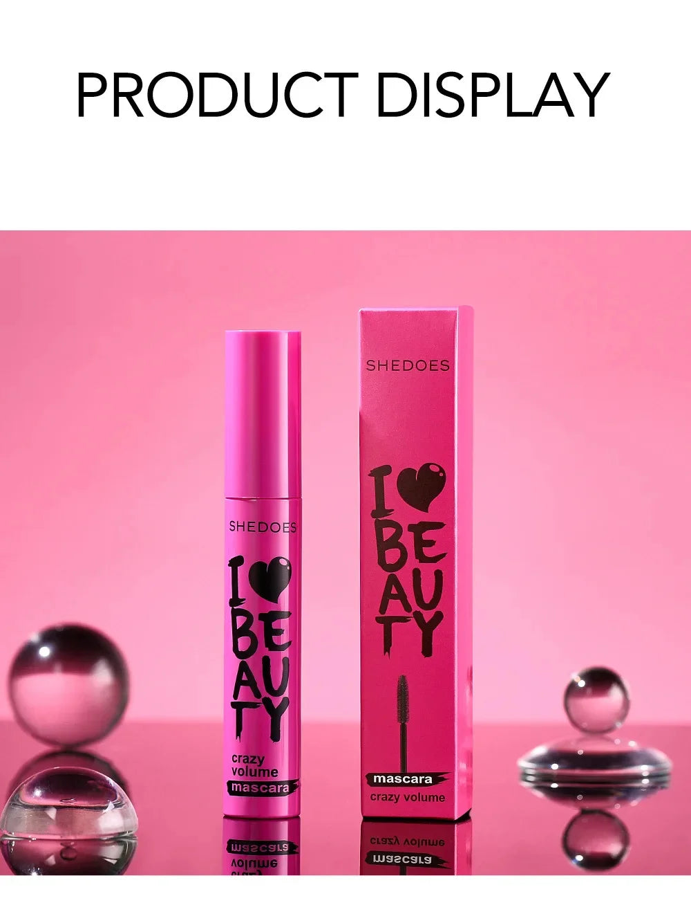 5D Waterproof Mascara Eyelashes Lengthening Long Lasting Silky Lash Black Eyelashes Extension Make Up Beauty Eye Korean Cosmetic