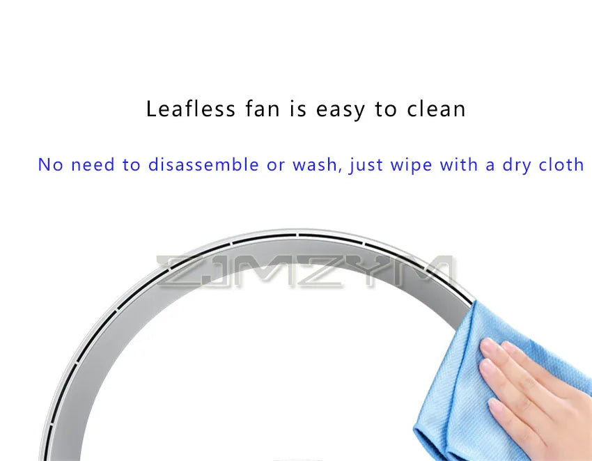 Bladeless Fan Muted Home Intelligent Wall Mounted Shaking Head Fan Floor Fan Remote Control Electric Fan Circulation Fan 220V