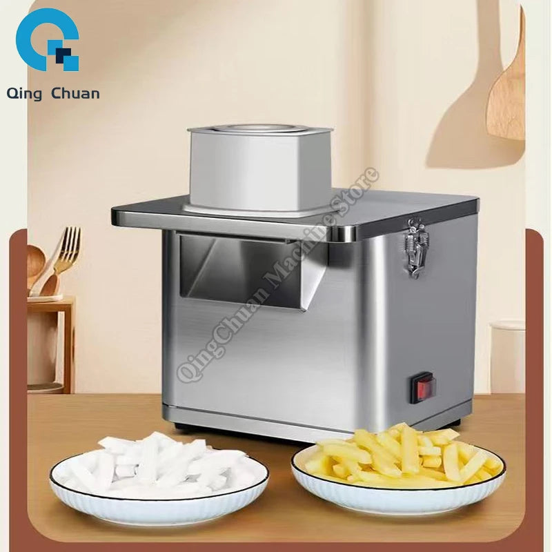 Spike Potato Machine Commercial Full Automatic Wave French Fries Slitter Multifunctional Electric Commercial Vegetable Cutter