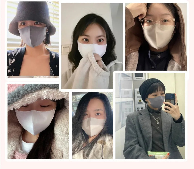 Japanese 3D face mask mouth and nose mask male and female butterfly shaped, Japanese four layer Morandi color маска  mascarillas