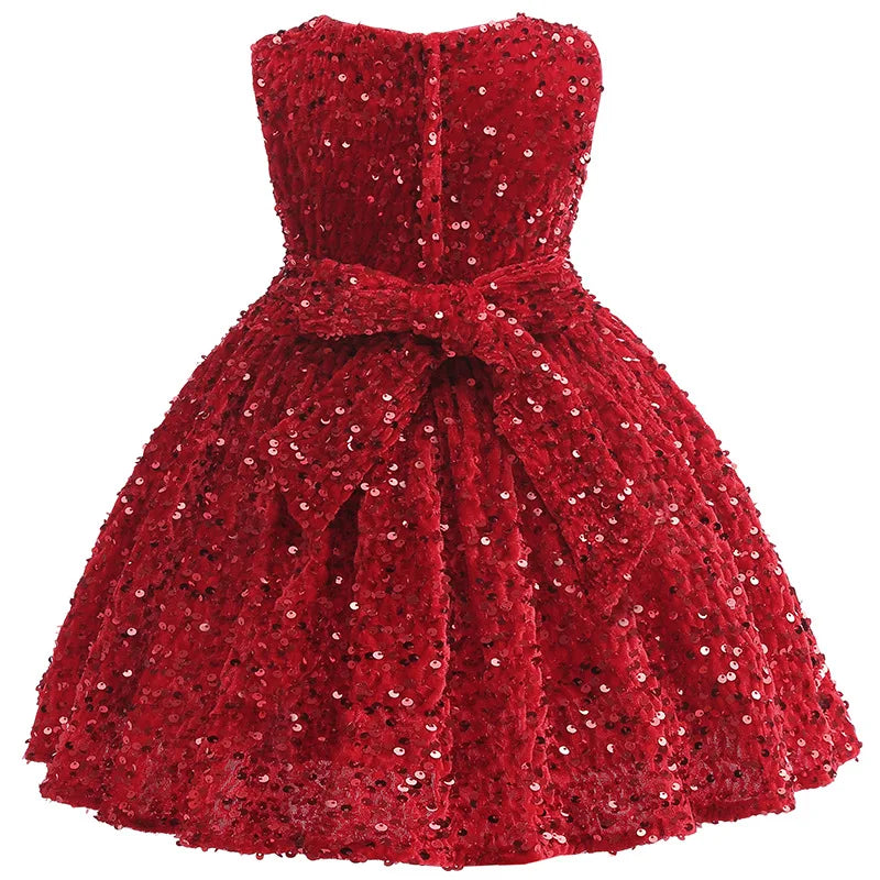 NEW Baby Dress Lace Flower Christening Baptism Clothes Newborn Kids Girls First Years Birthday Princess Infant Party Costume
