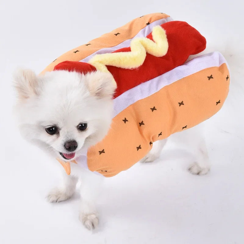 Halloween Funny Dog Clothes for Small Medium Dogs Cats Party Dressed Up Cosplay Costumes Bulldog French Chihuahua Pet Outfits