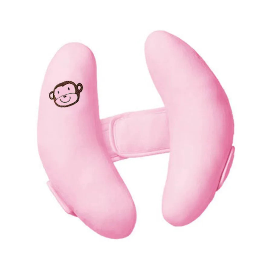 Baby Stroller Pillow Car Seat Head Fixed Neck Pillows Bend Shape Sleeping Protection Headrest Cushion Infant Anti-head Mat
