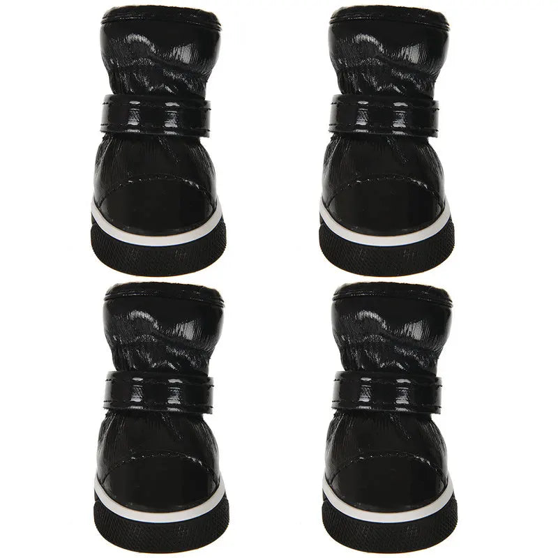 Winter Warm Dog Shoes For Small Dogs Cats Outdoor Non-slip Waterproof Snow Boots Puppy Chihuahua Yorkies Pug Footwear Pet Shoes