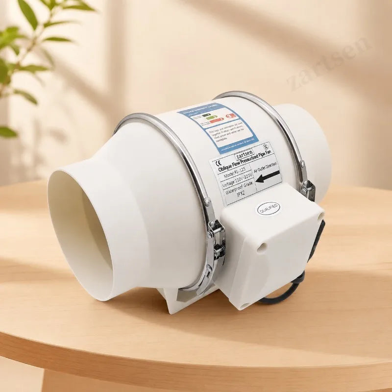Remote Control Exhaust Pipe Fan Ventilation Fan Pipe Fan Inline Duct Fan Ventilation Exhaust Blower Fans Quiet For Ducting