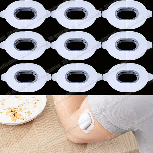 Waterproof Fixed Sticker for Sibionics GS1 Sensor - 5/10 Reinforced Adhesive Tape Dynamic Blood Glucose Sensor Cover