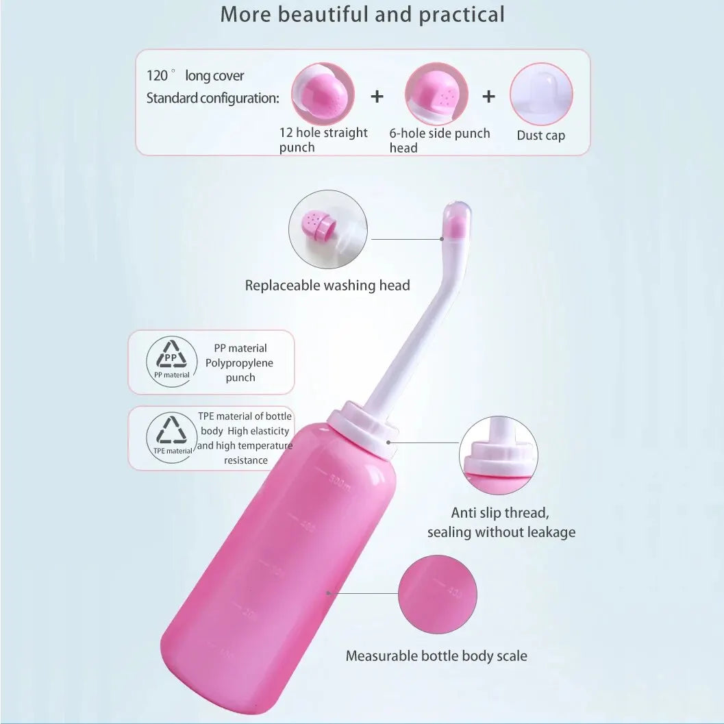 Portable Bidet Private Parts Flushing Device Baby Butt Cleaner Confinement Pregnant and Lying-in Women's Perineum Body Bidet