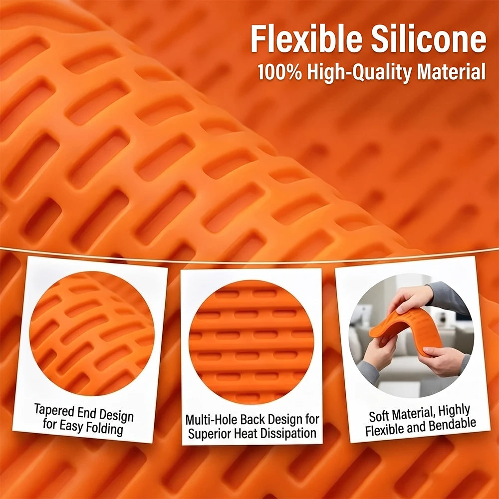 2026 New Flexible Silicone Phone Holder, 360° Bendable Stand, Portable Foldable Universal Mount Ideal for Travel Office Desktop