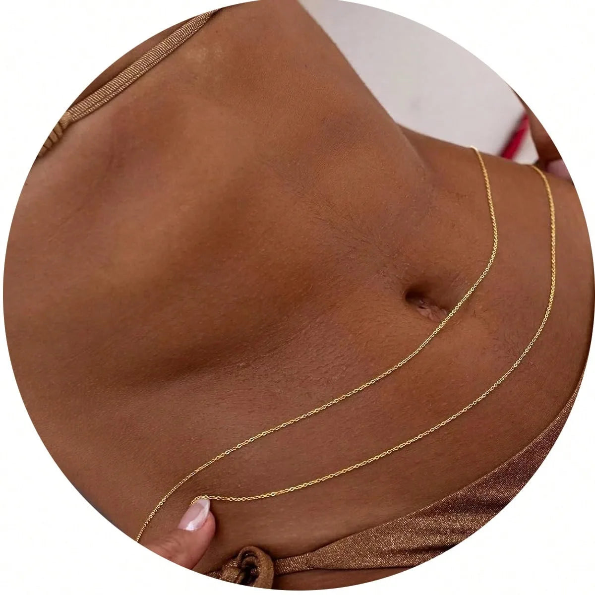 Sexy Belly Chains For Women Beads Cuban Waist Chain Jewelry For Beach Accessories