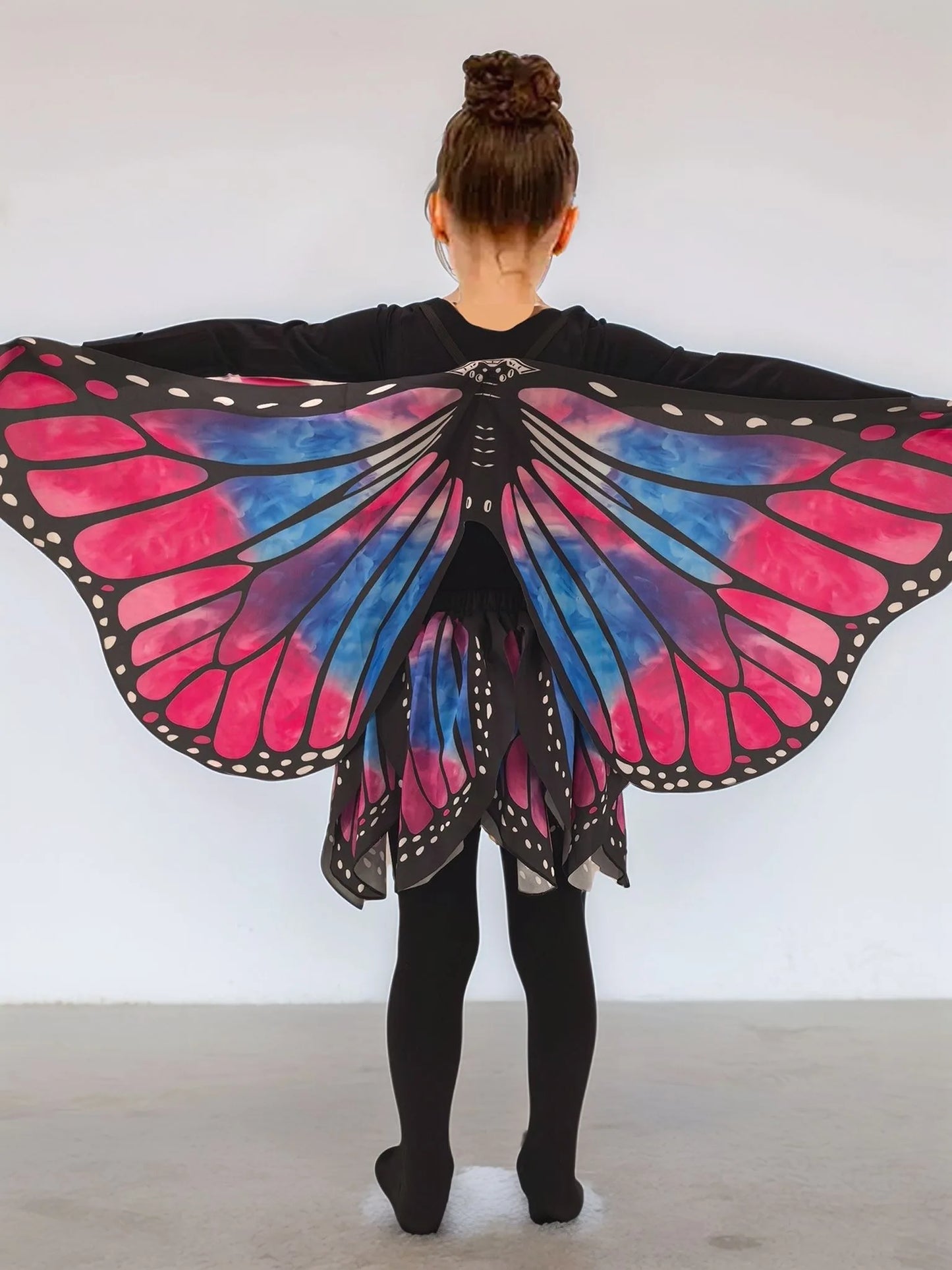 Halloween Kids Butterfly Costume Girl Fairy Butterfly Wings Blue Pink Purple Costume