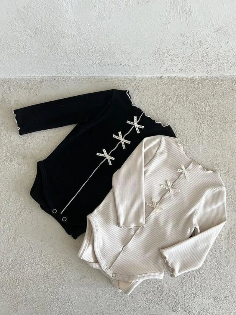 HY2562 Baby Bodysuit Autumn Spring Outerwear Long Sleeve Infant Pantsuit for Early Autumn/Winter Comfortable Soft Baby Clothes