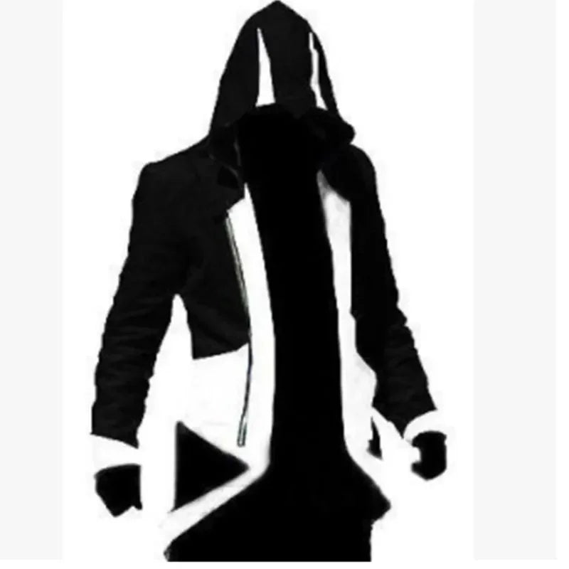 Halloween Steampunk Clothes Cosplay Movie&tv Costume Adult Men Dress Up Party Streetwear Hoodie Jacket Outwear Coats Hoodies