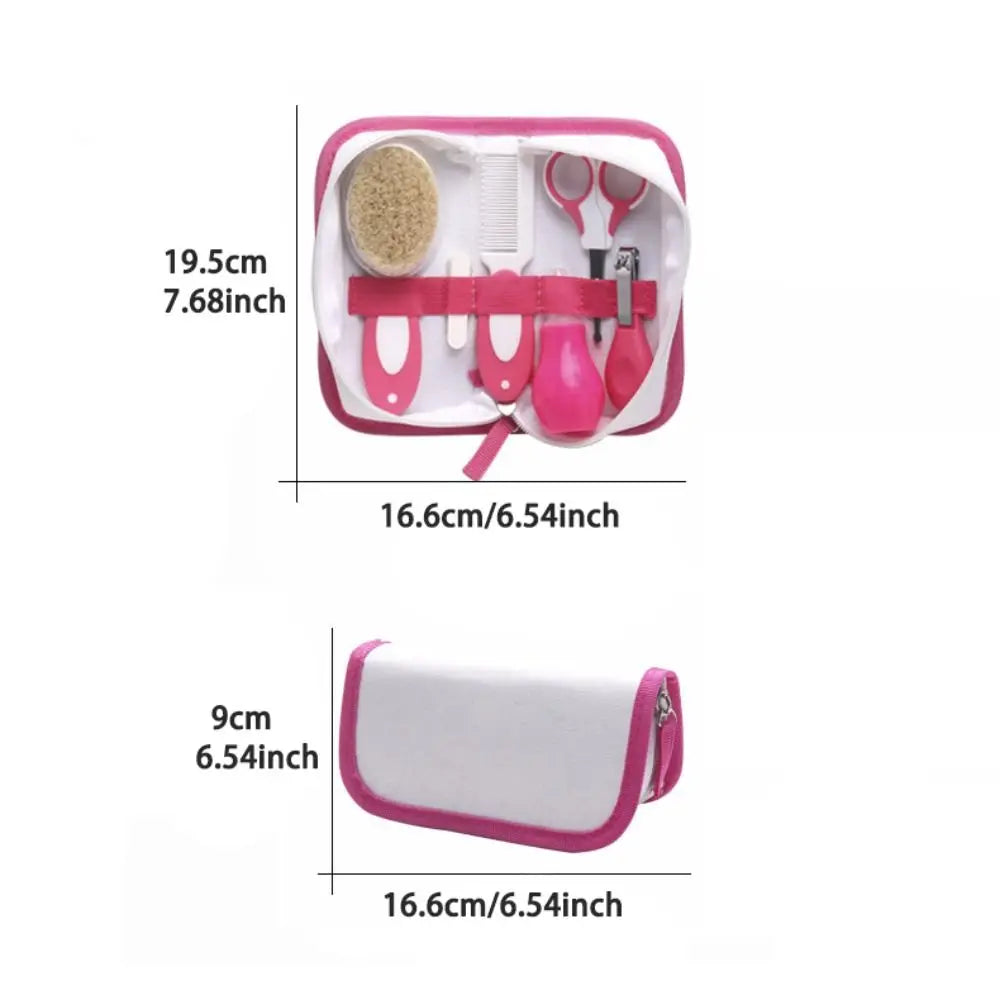 Multifunction Head Comb Baby Care Kit Nail Clipper Sharpener Nursery Care Set Tool Package Brush Newborn Cleaning Supplies Baby