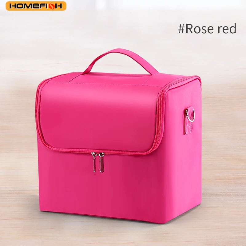 HOMEFISH Professional Cosmetic Tool Box Portable Makeup Storage Bag Semi-permanent Embroidery Workshop Kit Wholesale Beauty