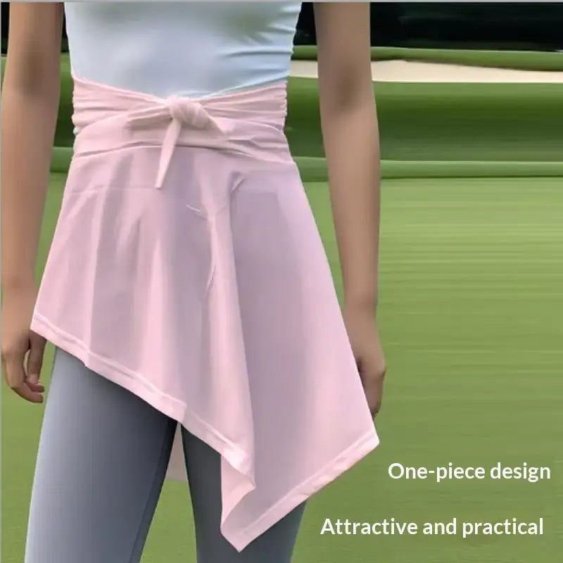 Women's Athletic Wrap Skirt, Quick Drying Breathable Anti-Exposure, Perfect For Golf Tennis Yoga Fitness
