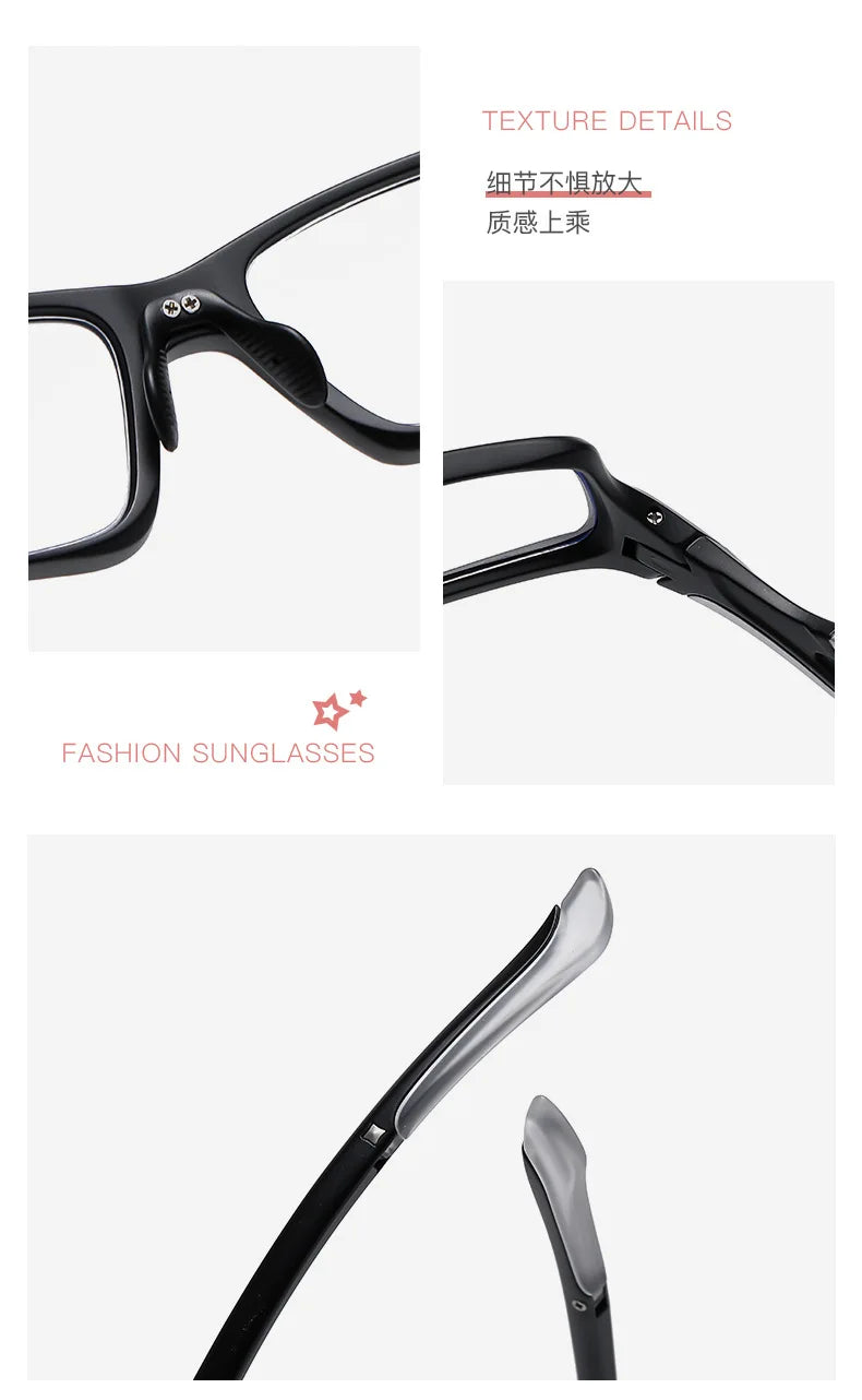 Intelligent Progressive Multifocal Lenses TR90 Sports Reading Glasses Near&Far Bifocal Eyewear Outdoor Photochromic Sunglasses