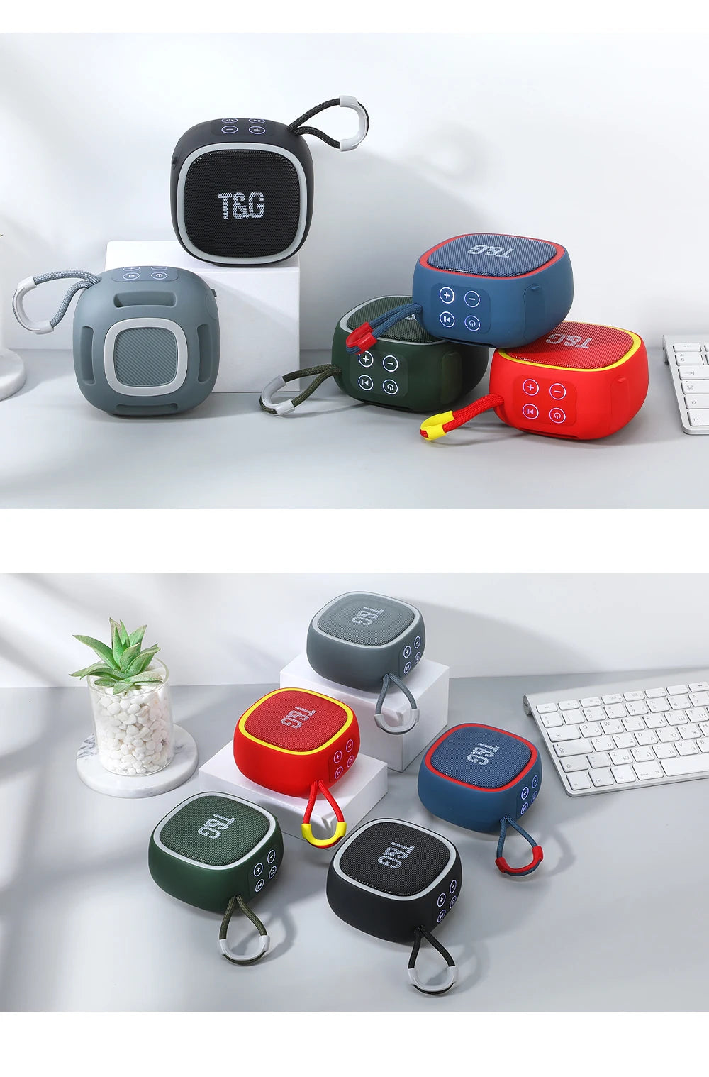 Bluetooth Speaker Mini Portable Wireless Powerful Speakers TWS BT 5.3 Sound Box HIFI Loudspeaker Supports TF Card Radio TG659