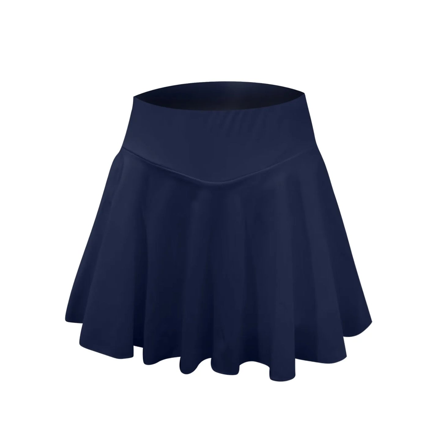 Women'S Stretch Yoga Skirt Printed Athletic Shorts Lightweight High Waisted Skirt With Pockets Women'S Simple Sports Skirt