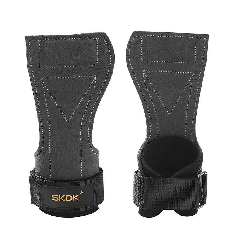 2Pcs Gym Gloves Fitness Hand Palm Protection Equipment Anti Slip Wear-resistant Wrist Wraps Hard Pull Weight Lifting Grip Pads