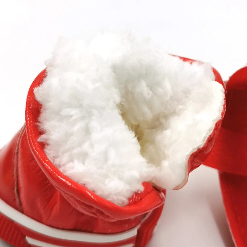 Winter Warm Dog Shoes For Small Dogs Cats Outdoor Non-slip Waterproof Snow Boots Puppy Chihuahua Yorkies Pug Footwear Pet Shoes