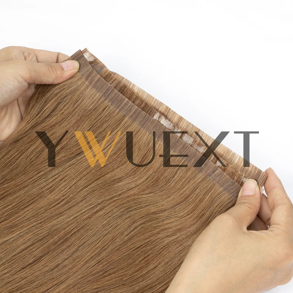 Seamless PU Tape Weft Human Hair Extensions Long PU Skin Weft Tape in Hair Extensions No Glue Human Hair For Fine Hair Long Weft